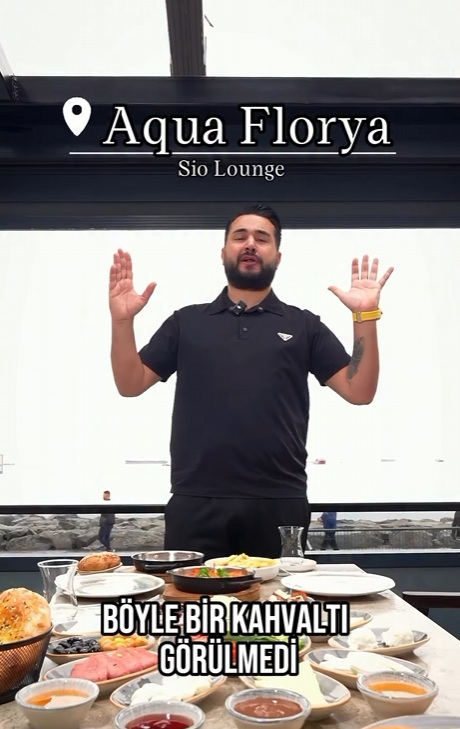 AQUA FLORYADA SIO LOUNGE DA BÖYLE KAHVALTI GÖRÜLMEDİ